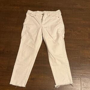 Old Navy Women's Ankle White Jeans